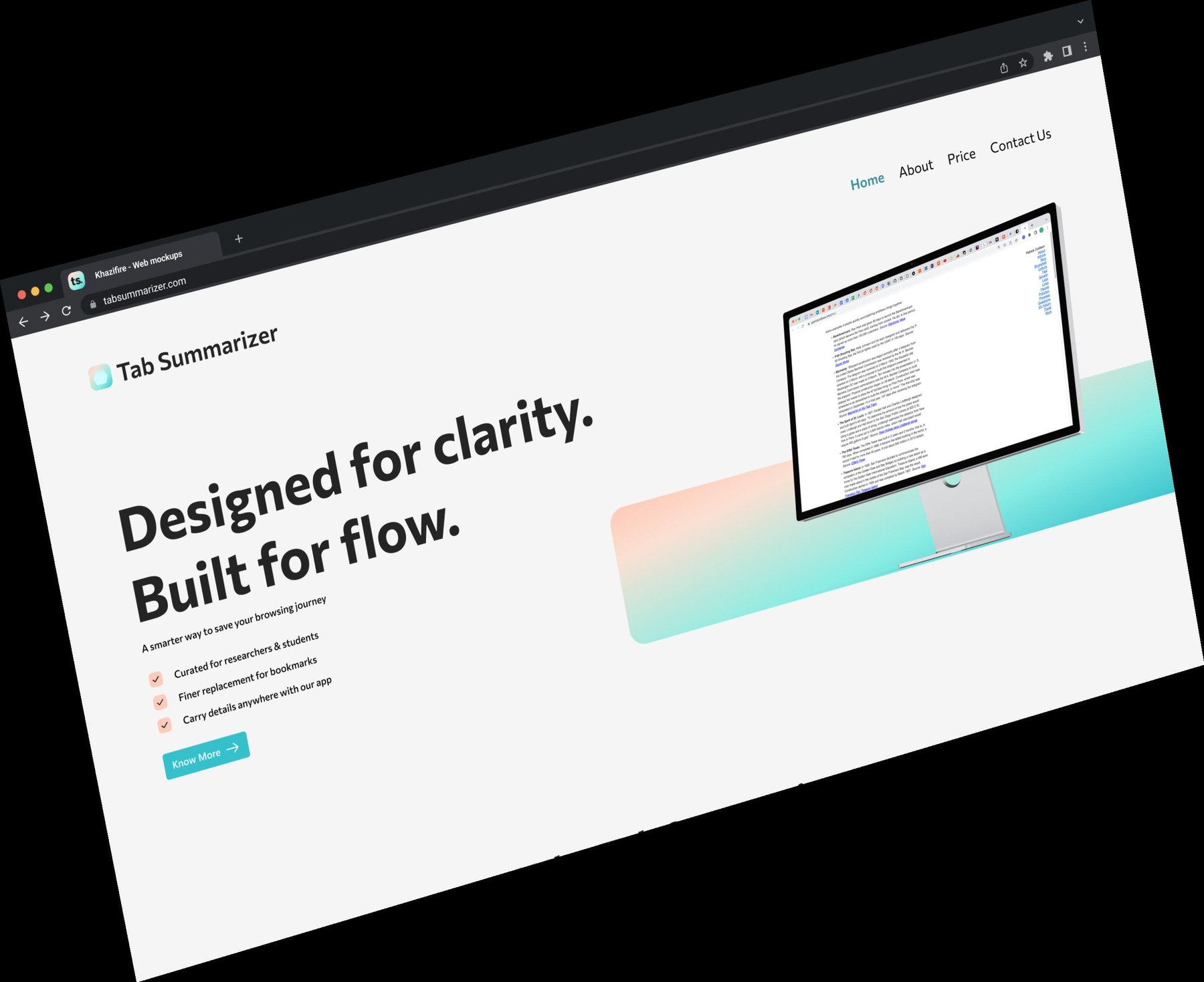 Tab Summarizer — image 1