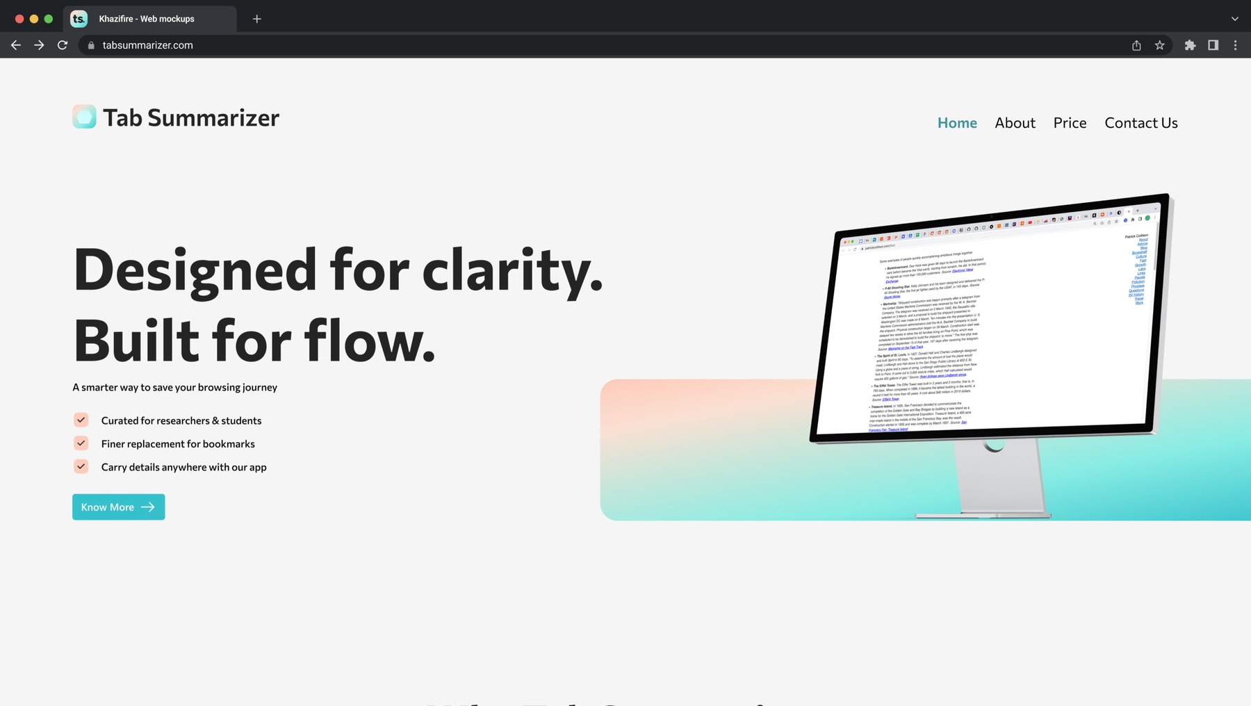Tab Summarizer — cover image